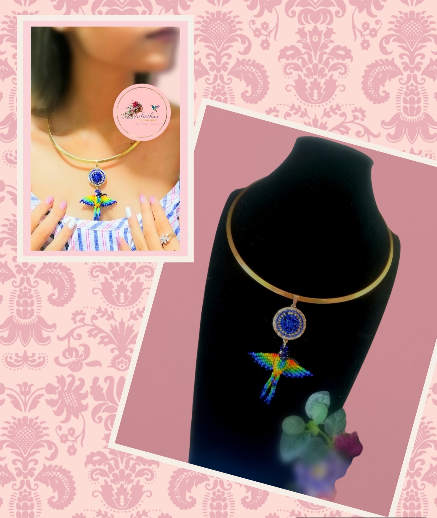 Collar Colibrí 02 Foto Variación
