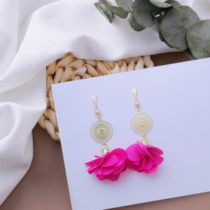 Aretes Tulipán Magenta